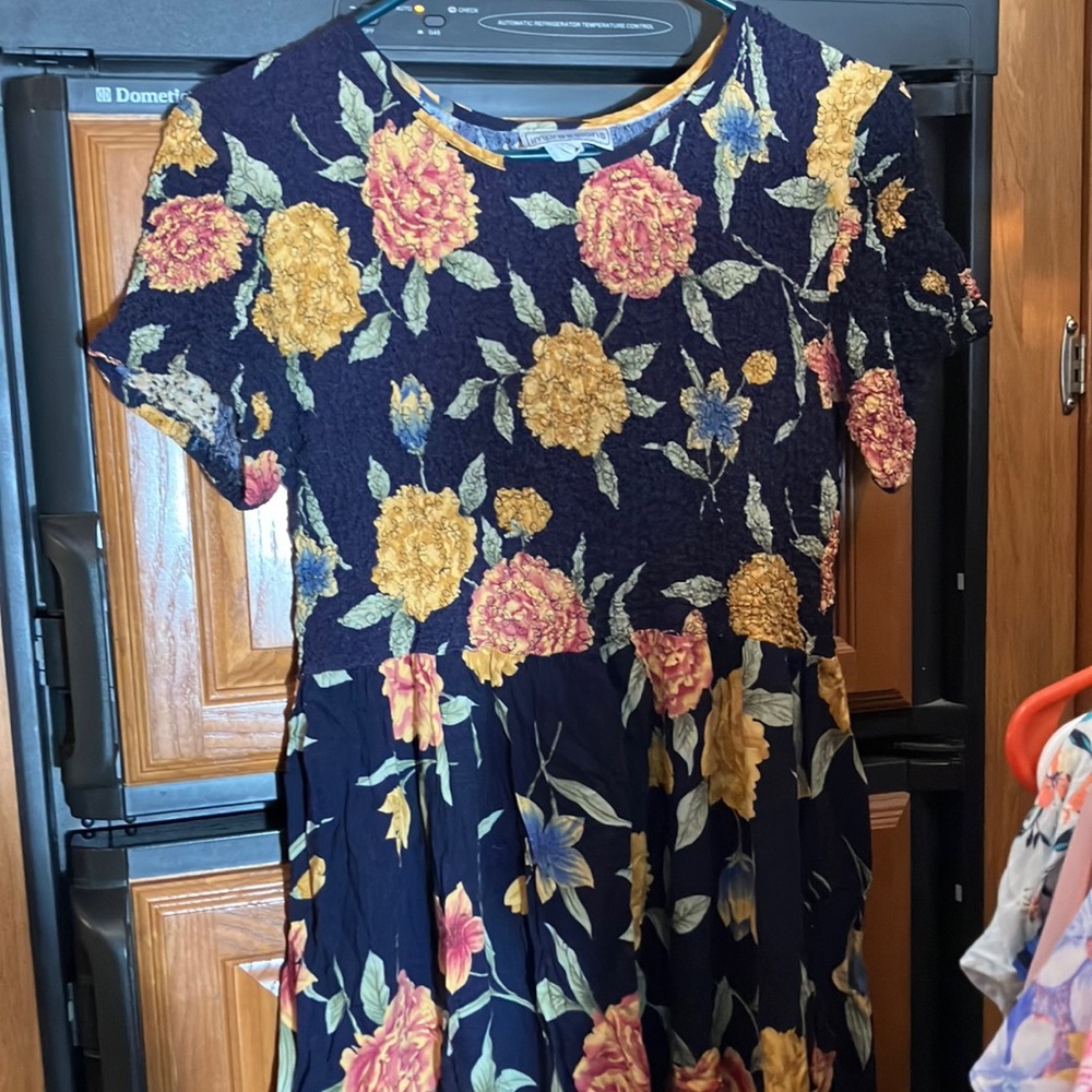 Vintage Impressions Smock Top Dress Size Large